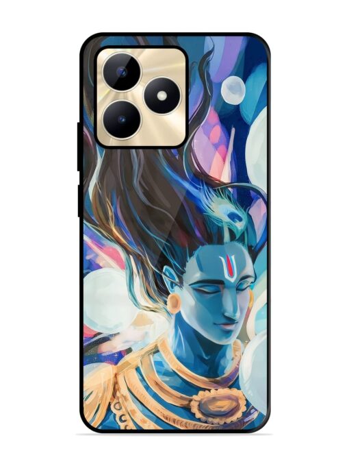 Bhagwan Sri Krishna Glossy Metal Phone Cover for Realme C51