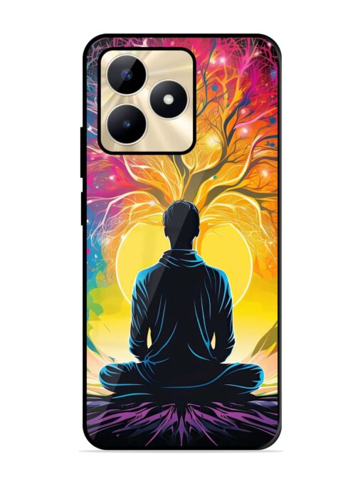 Mind Colourful Glossy Metal Phone Cover for Realme C51