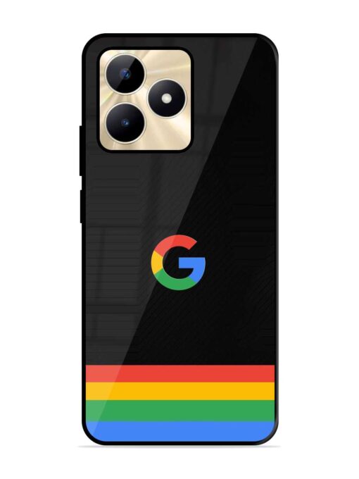 Google Logo Art Glossy Metal Phone Cover for Realme C53