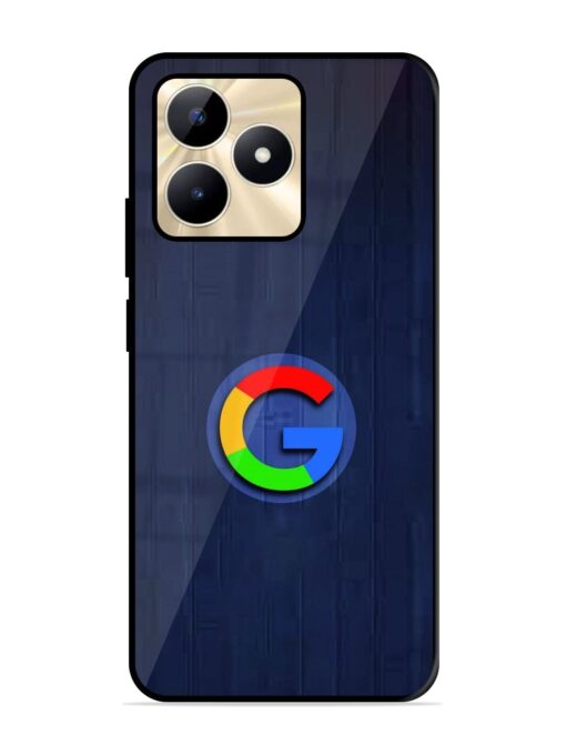 Google Logo Printed Glossy Metal TPU Phone Cover for Realme C53