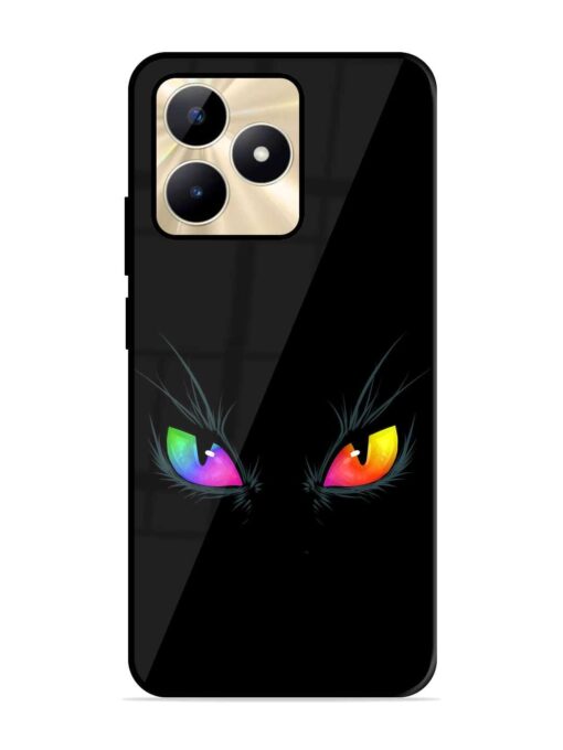 Cat Eyes Glossy Metal Phone Cover for Realme C53