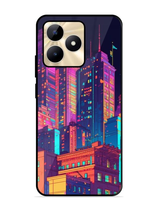 City View Glossy Metal Phone Cover for Realme C53