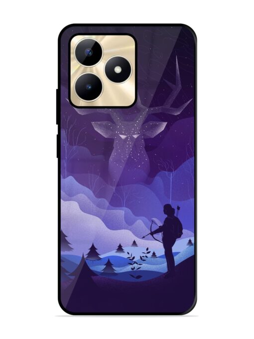 Deer Forest River Glossy Metal Phone Cover for Realme C53 Zapvi