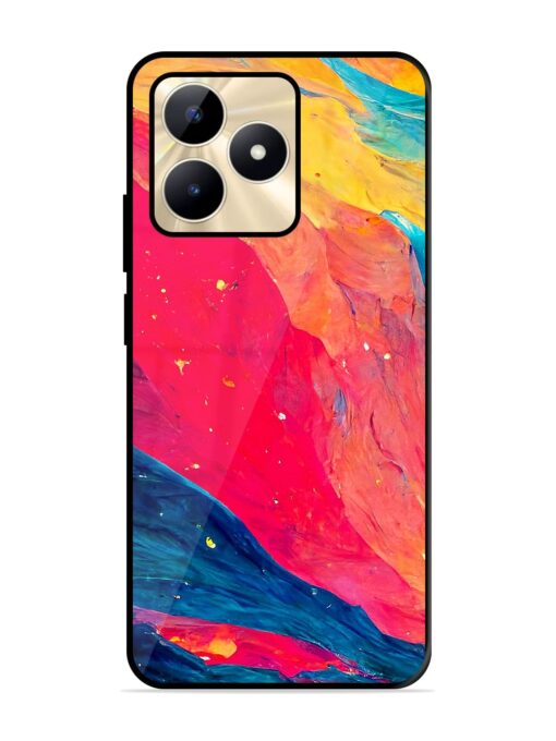 Starry Night Glossy Metal Phone Cover for Realme C53