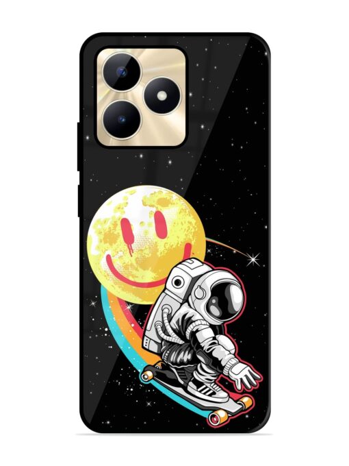 Astronaut Art Glossy Metal Phone Cover for Realme C53 Zapvi