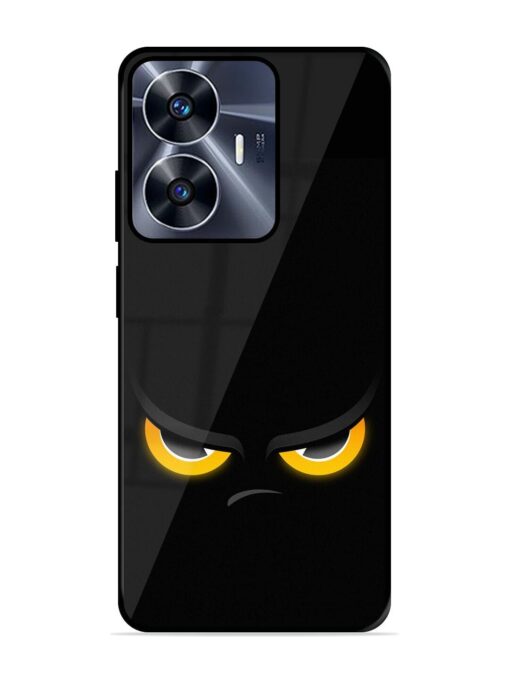 Scary Yellow Eye Glossy Metal TPU Phone Cover for Realme C55 Zapvi