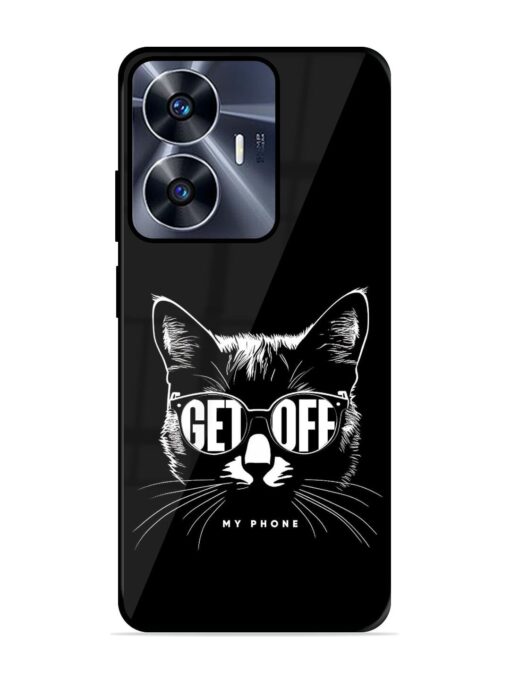 Get Off Glossy Metal TPU Phone Cover for Realme C55 Zapvi