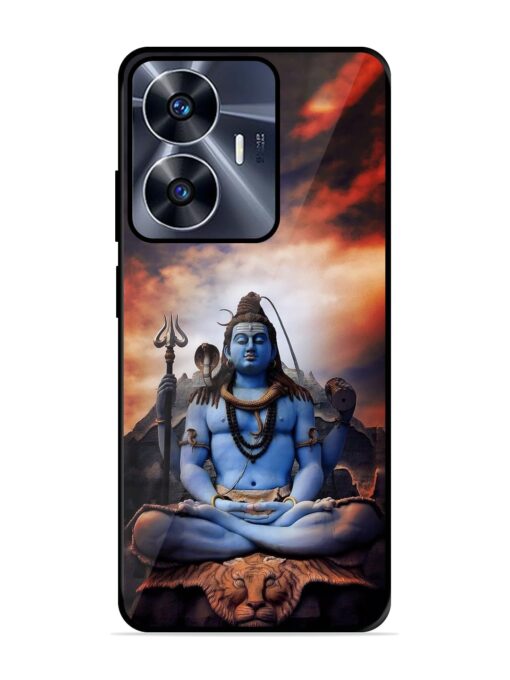 Jai Jai Shiv Glossy Metal Phone Cover for Realme C55 Zapvi