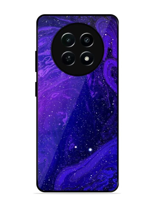 Galaxy Acrylic Abstract Art Glossy Metal Phone Cover for Realme C65 (5G) Zapvi