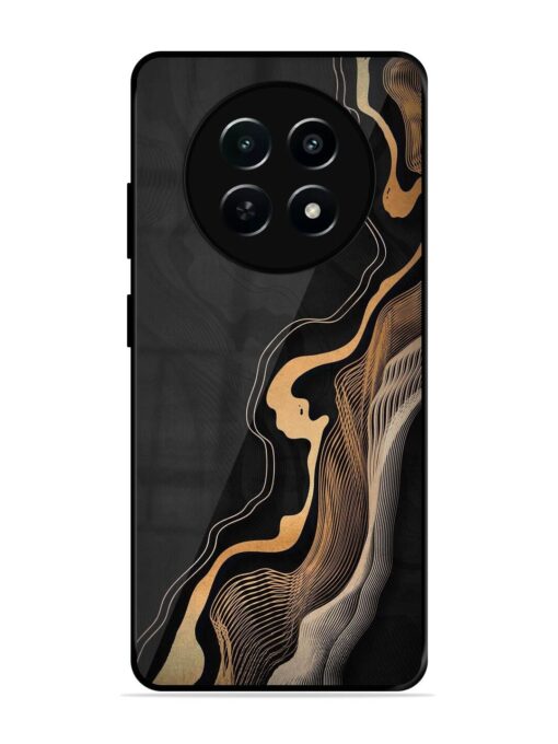 Abstract Art Glossy Metal TPU Phone Cover for Realme C65 (5G) Zapvi