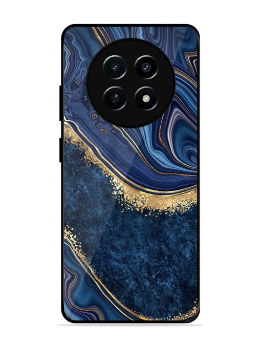 Abstract Background Blue Glossy Metal TPU Phone Cover for Realme C65 (5G) Zapvi