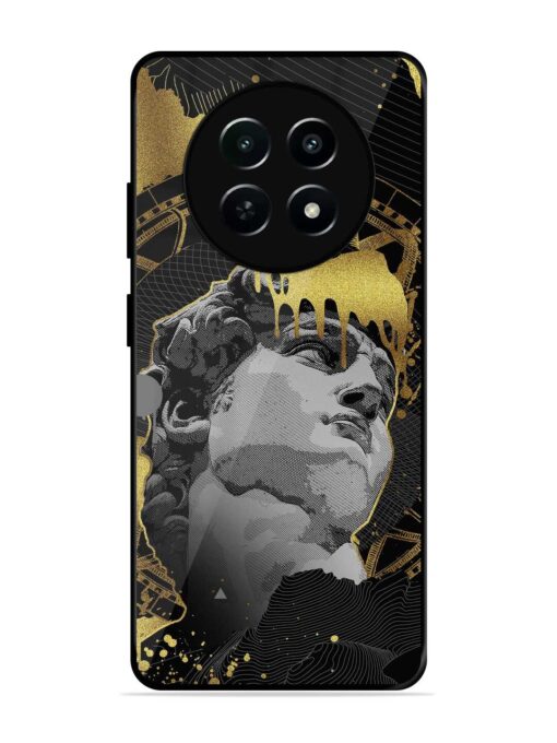 Roman Face Glossy Metal Phone Cover for Realme C65 (5G)