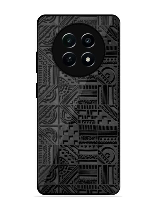 Seamless Pattern Glossy Metal Phone Cover for Realme C65 (5G) Zapvi