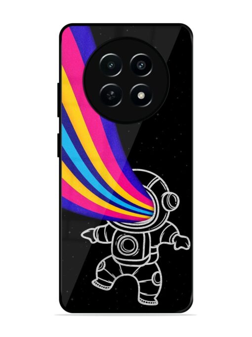 Astronaut Glossy Metal TPU Phone Cover for Realme C65 (5G)