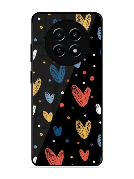 Happy Valentines Day Glossy Metal TPU Phone Cover for Realme C65 (5G) Zapvi