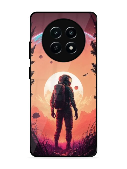 Red Sky At Morning Glossy Metal Phone Cover for Realme C65 (5G)