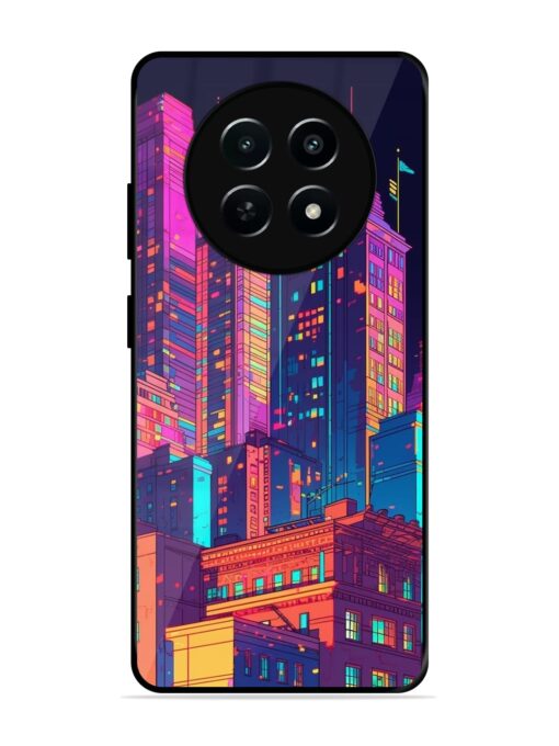 City View Glossy Metal Phone Cover for Realme C65 (5G) Zapvi