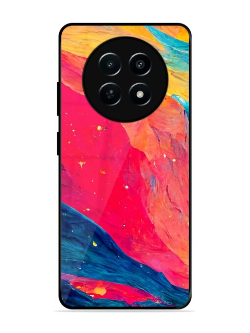 Starry Night Glossy Metal Phone Cover for Realme C65 (5G)