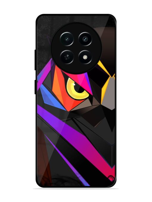 Wpap Owl Glossy Metal Phone Cover for Realme C65 (5G) Zapvi