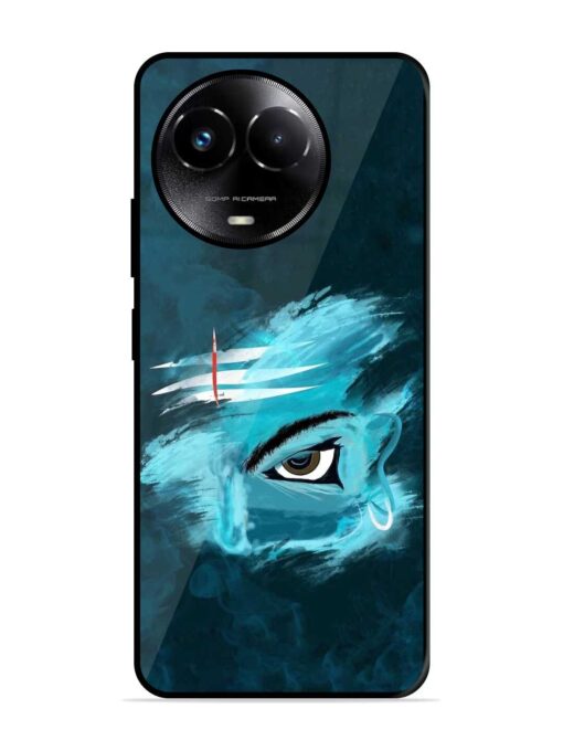 Lord Shiva Glossy Metal Phone Cover for Realme C67 (5G) Zapvi