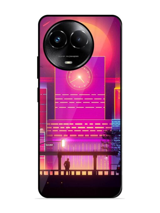 Clock Tower Glossy Metal TPU Phone Cover for Realme C67 (5G) Zapvi