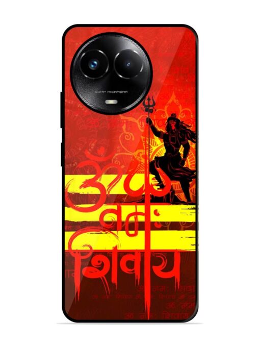 Illustration Lord Shiva Glossy Metal TPU Phone Cover for Realme C67 (5G) Zapvi