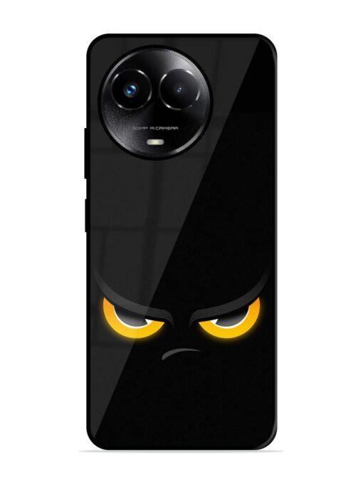 Scary Yellow Eye Glossy Metal TPU Phone Cover for Realme C67 (5G) Zapvi