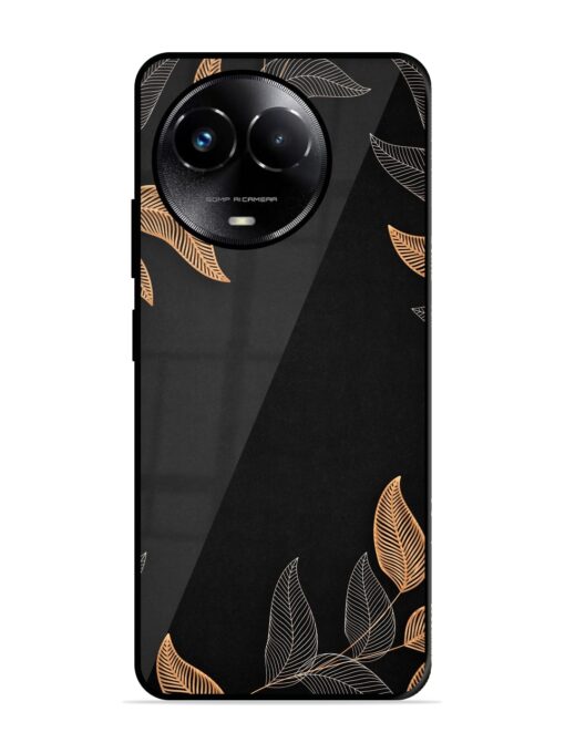 Foliage Art Glossy Metal Phone Cover for Realme C67 (5G) Zapvi