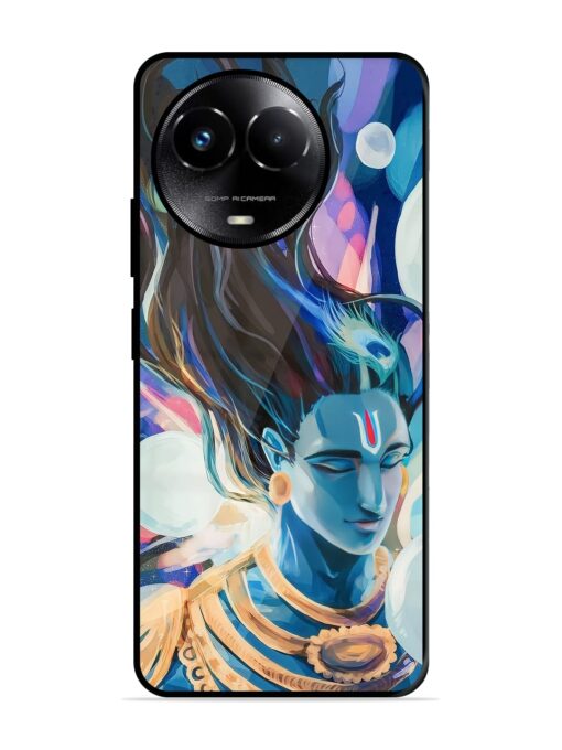 Bhagwan Sri Krishna Glossy Metal Phone Cover for Realme C67 (5G) Zapvi