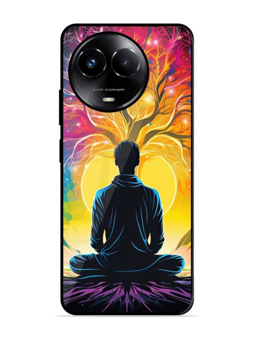 Mind Colourful Glossy Metal Phone Cover for Realme C67 (5G) Zapvi