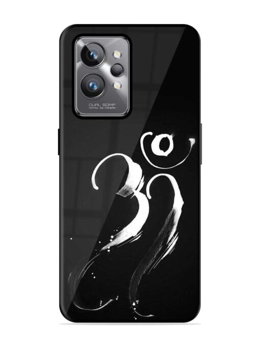 Om Logo Glossy Metal Phone Cover for Realme Gt 2 Pro