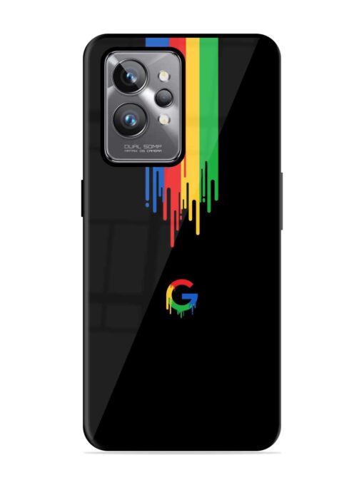 Google Logo Glossy Metal Phone Cover for Realme Gt 2 Pro