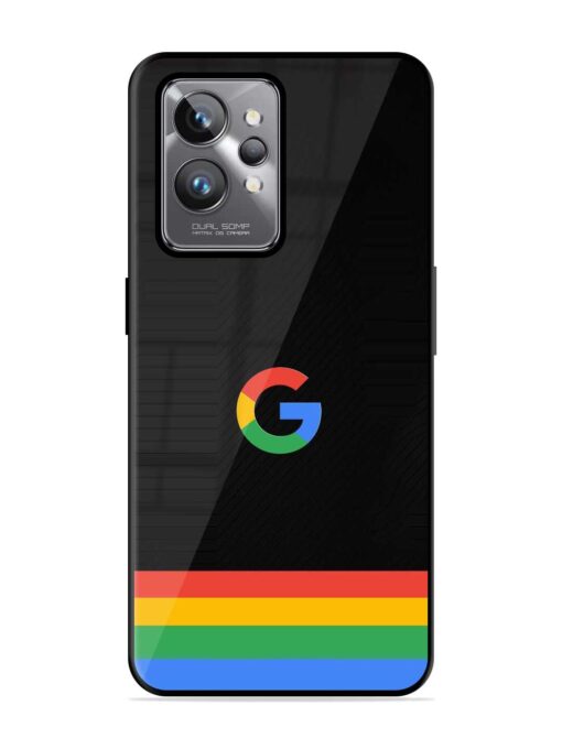 Google Logo Art Glossy Metal Phone Cover for Realme Gt 2 Pro