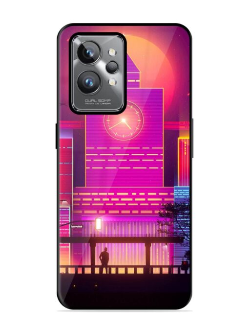 Clock Tower Glossy Metal TPU Phone Cover for Realme Gt 2 Pro