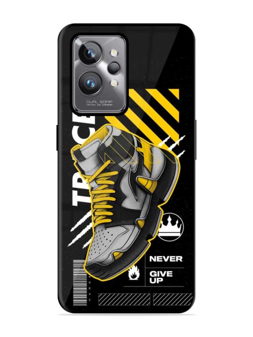 Shoe Background Glossy Metal Phone Cover for Realme Gt 2 Pro