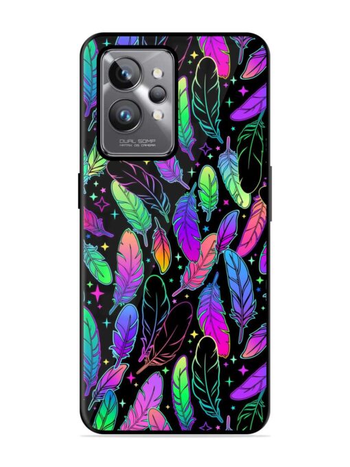 Bright Multi Colored Seamless Glossy Metal Phone Cover for Realme Gt 2 Pro