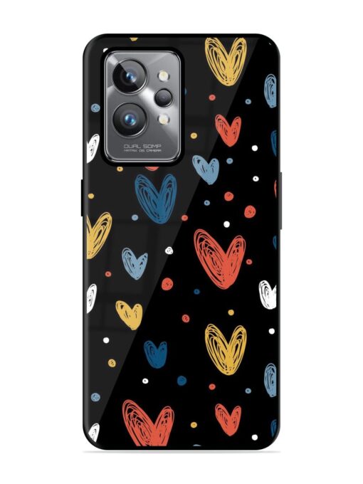 Happy Valentines Day Glossy Metal TPU Phone Cover for Realme Gt 2 Pro