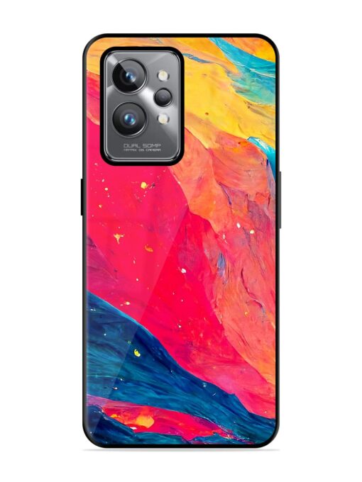 Starry Night Glossy Metal Phone Cover for Realme Gt 2 Pro