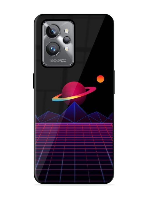 Wave Aesthetic Glossy Metal Phone Cover for Realme Gt 2 Pro