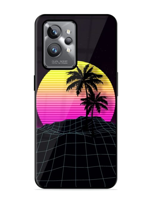 Coconut Vector Glossy Metal Phone Cover for Realme Gt 2 Pro