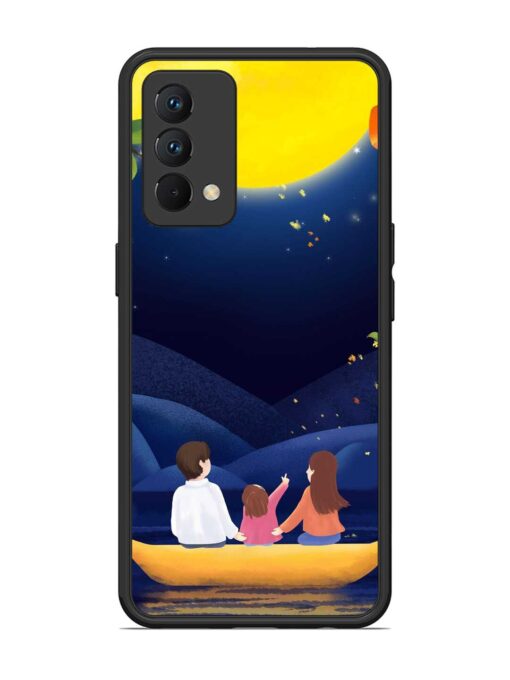 Happy Family And Beautiful View Glossy Metal Phone Cover for Realme Gt Master Edition