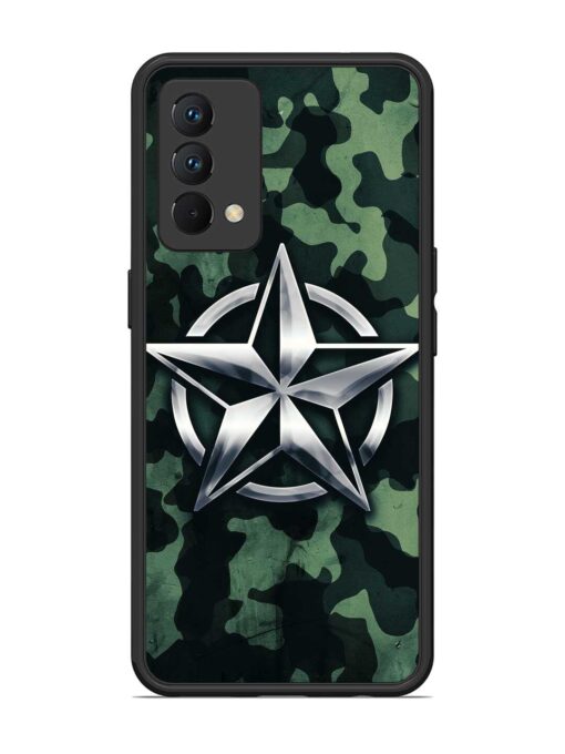 Indian Army Star Design Glossy Metal Phone Cover for Realme Gt Master Edition