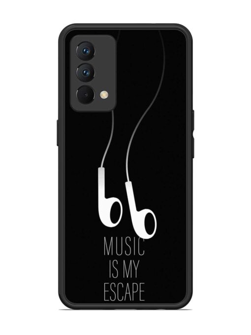 Music Is My Escape Glossy Metal Phone Cover for Realme Gt Master Edition