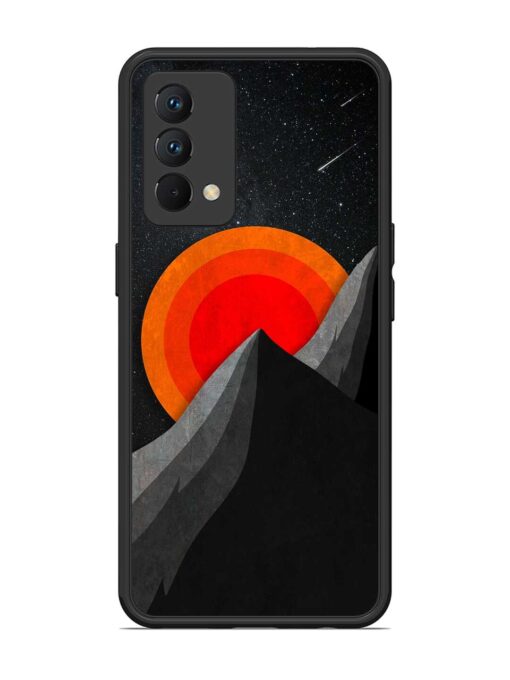 Black Mountain Glossy Metal Phone Cover for Realme Gt Master Edition Zapvi