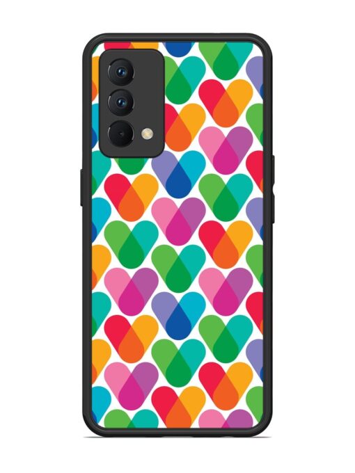 Overlapping Colors Colorful Glossy Metal TPU Phone Cover for Realme Gt Master Edition