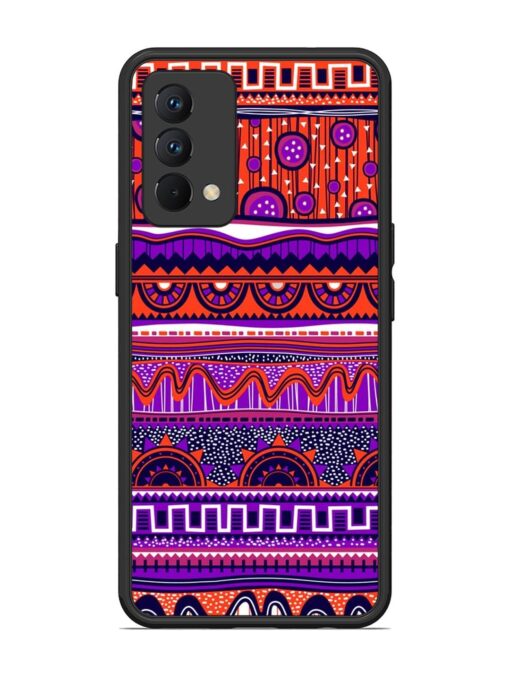 Ethnic Seamless Pattern Glossy Metal TPU Phone Cover for Realme Gt Master Edition Zapvi