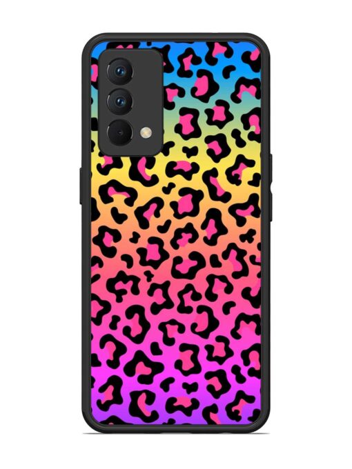 Neon Rainbow Colored Glossy Metal Phone Cover for Realme Gt Master Edition