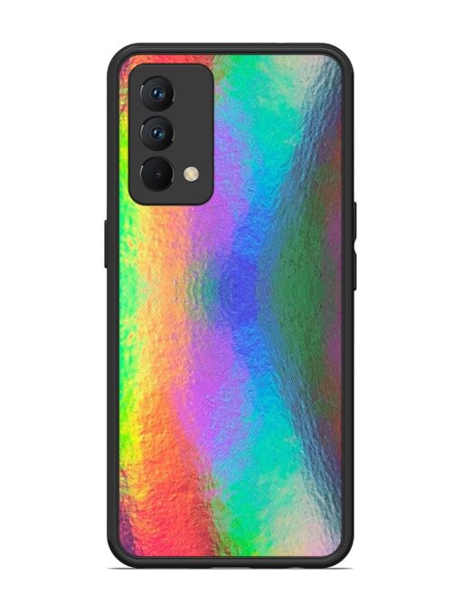 Colorful Holographic Background Glossy Metal TPU Phone Cover for Realme Gt Master Edition