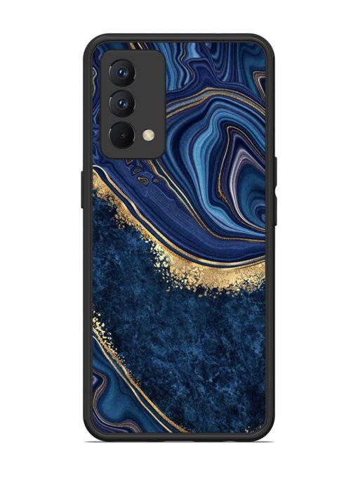 Abstract Background Blue Glossy Metal TPU Phone Cover for Realme Gt Master Edition Zapvi