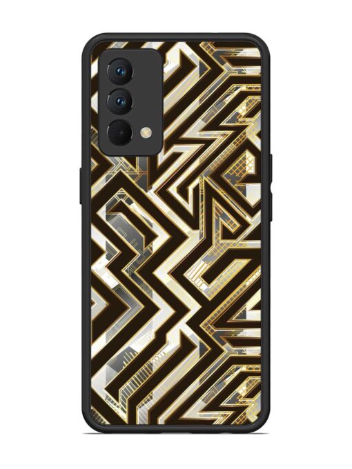 Technology Geometric Seamless Glossy Metal Phone Cover for Realme Gt Master Edition